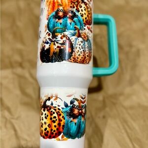 Colorful Pumpkin Themed Coffee Mug